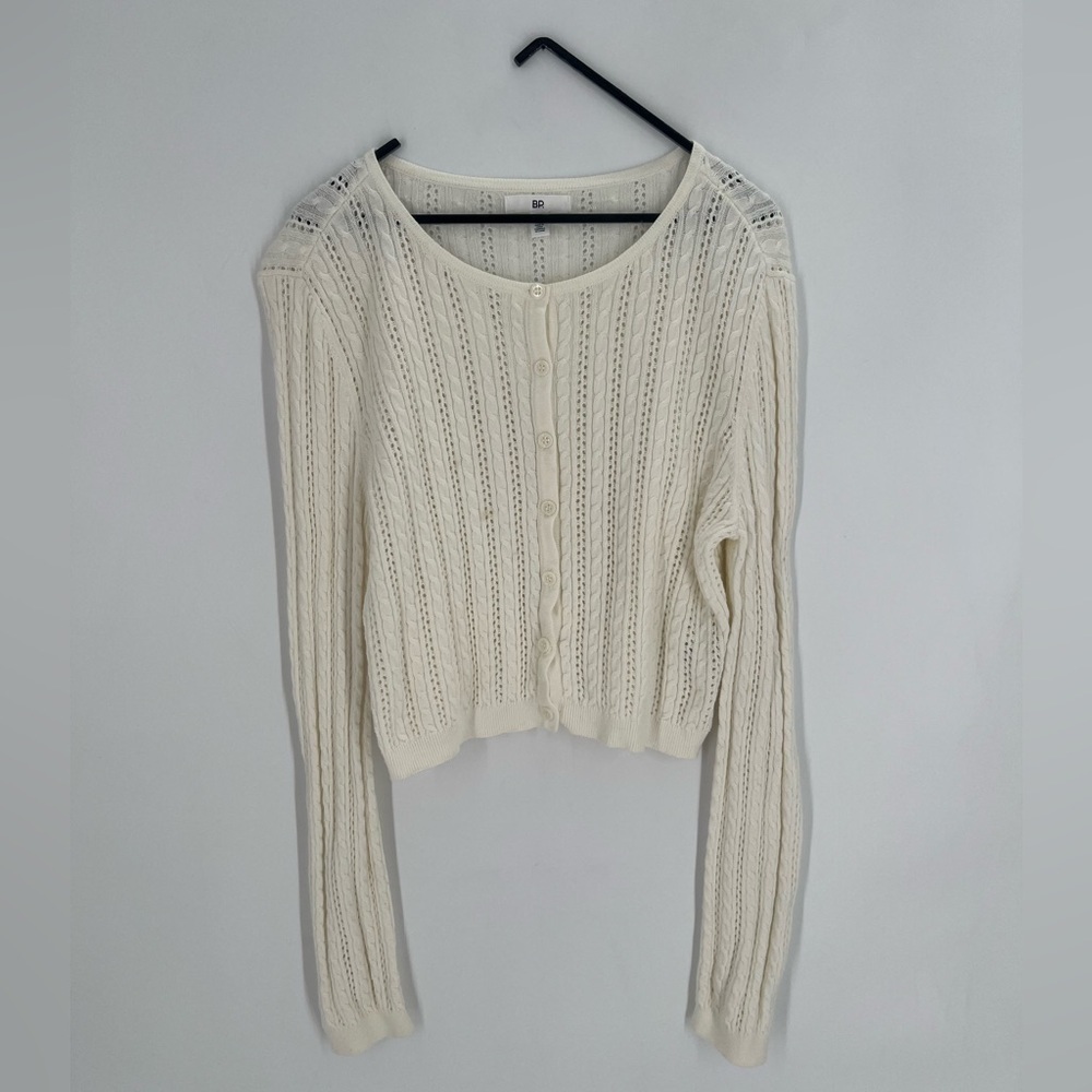 BP Cable-knit Dainty Cardigan - Picture 1 of 7
